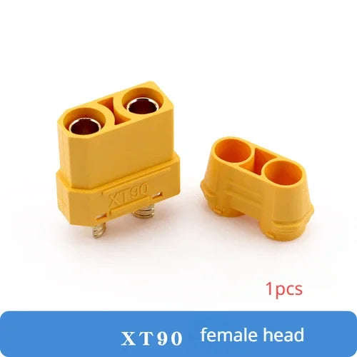 XT90NE-M with Fixed Base Male/Female Plug Charging Port XT90 Electric Vehicle Lithium Battery ESC Model Aircraft Connector