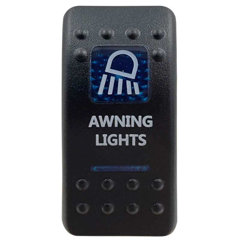 Blue Led Rocker Switch Button 5Pins&7Pins ON OFF ON For Car Marine Boat NARVA ARB Style interior Lights parts Camper Accessories