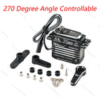 GX Yipin X50 Pro 50KG HV Servo Waterproof IPX8 Digital Brushless Motor for 1/8 1/10 RC Cars/Crawlers 25T Metal Arm Gear 180/270