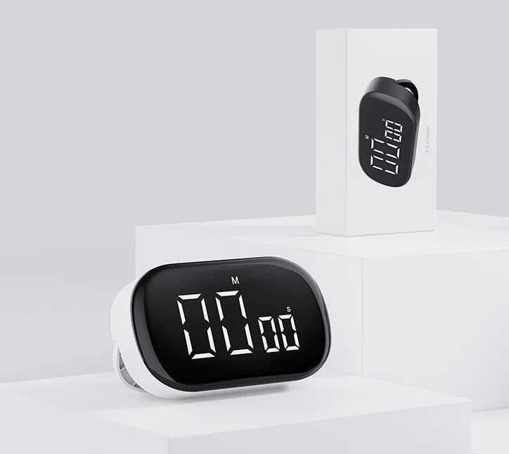 LED Digital Kitchen Timer Multifunctional Multifunctional Big Digit Clock Alarm Countdown Plastic Material