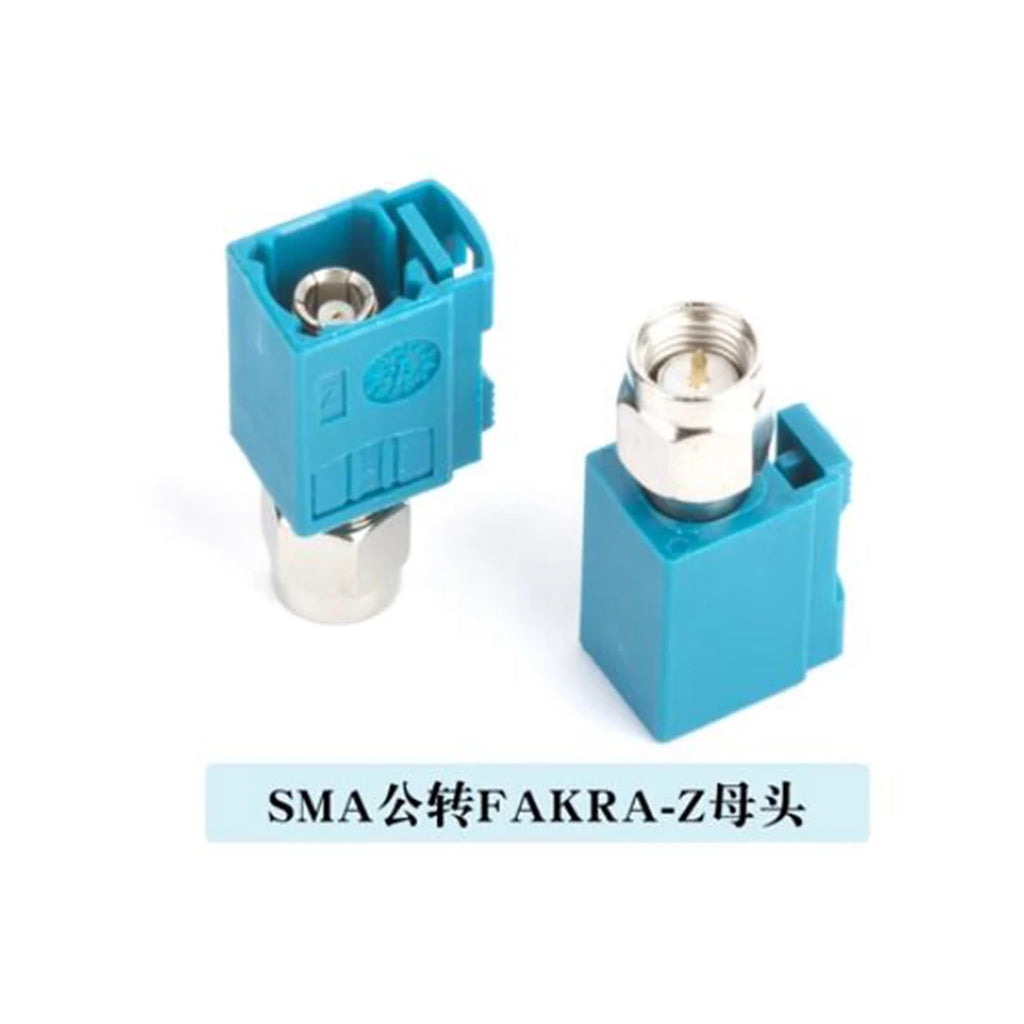 1pc Fakra Z Female Male to SMA Plug Jack Adapter Convertor Automotive Connector Z-type Universal NEW