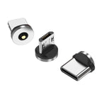 5PCS Magnetic Plug Connector Universal Round Magnetic Cable Type C Micro USB Magnet Replacement Parts for Mobile Phones