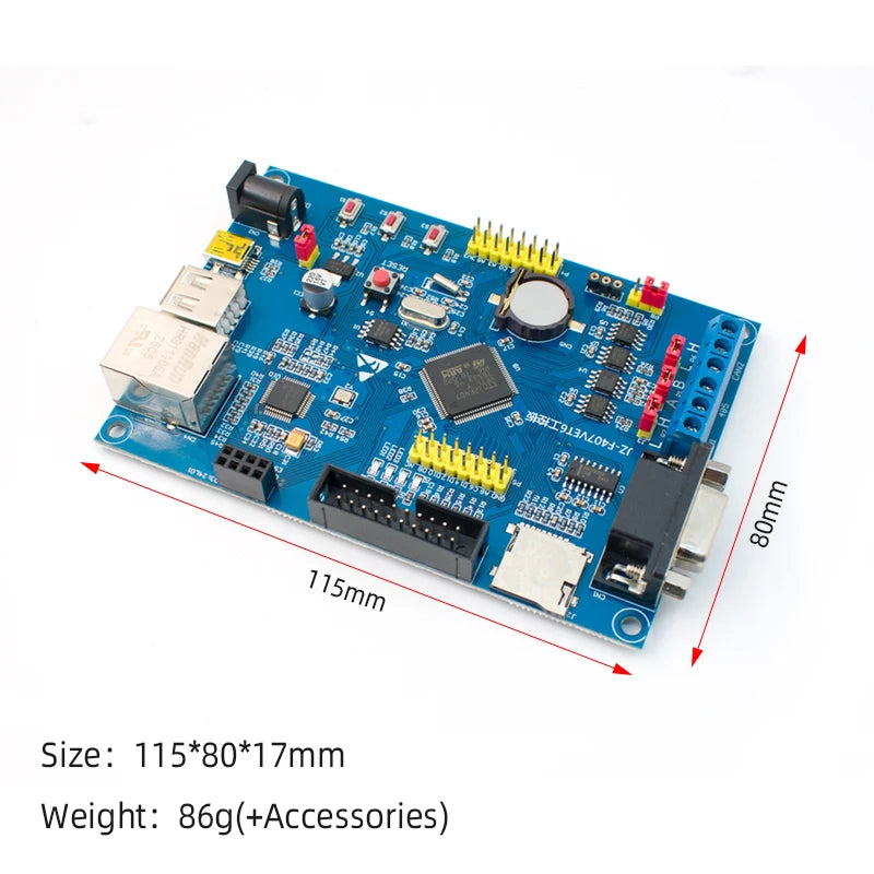 WAVGAT Industrial Control STM32F407VET6 Development Board RS485 Dual CAN Ethernet Networking STM32 Blue