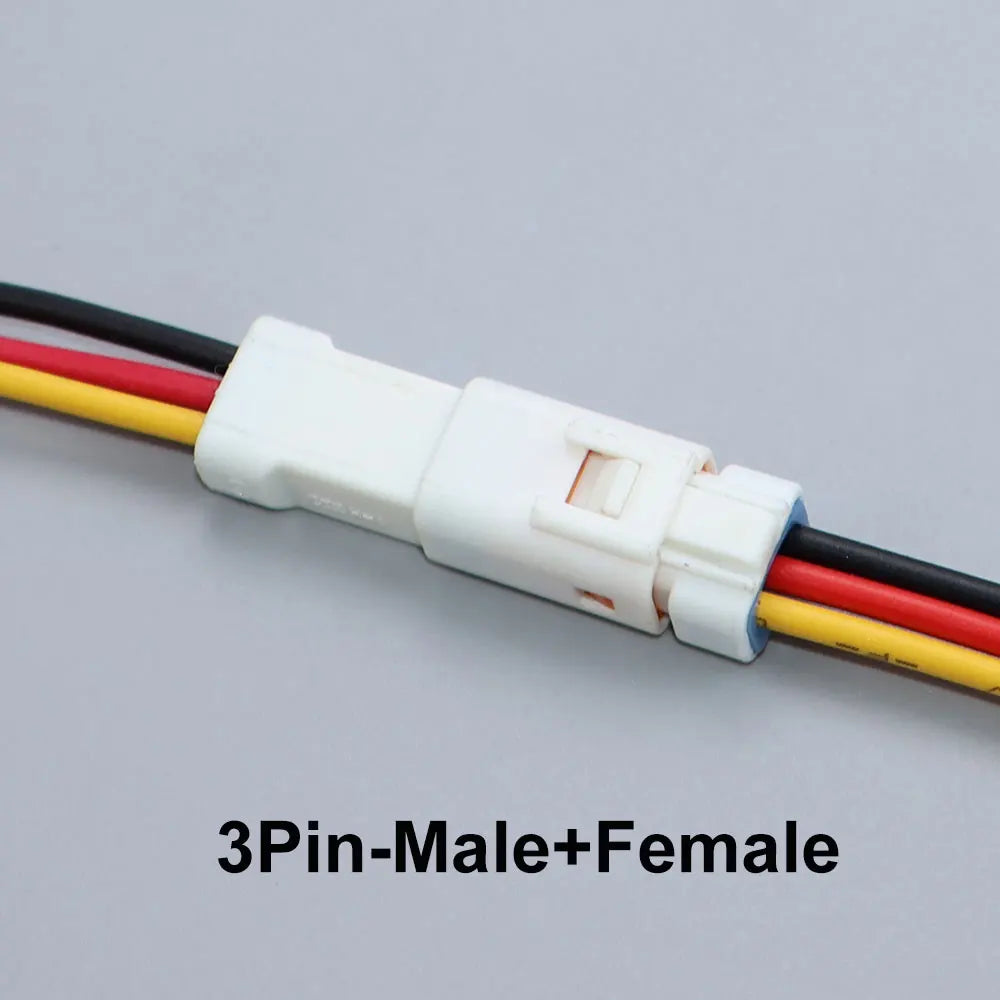 JCD Waterproof JST JWPF Connector 2P 3P 4P 6P 8P Male And Female Plug Socket 0.3m ² Wire Harness 02t/02r/03t/03r With 20CM Wire