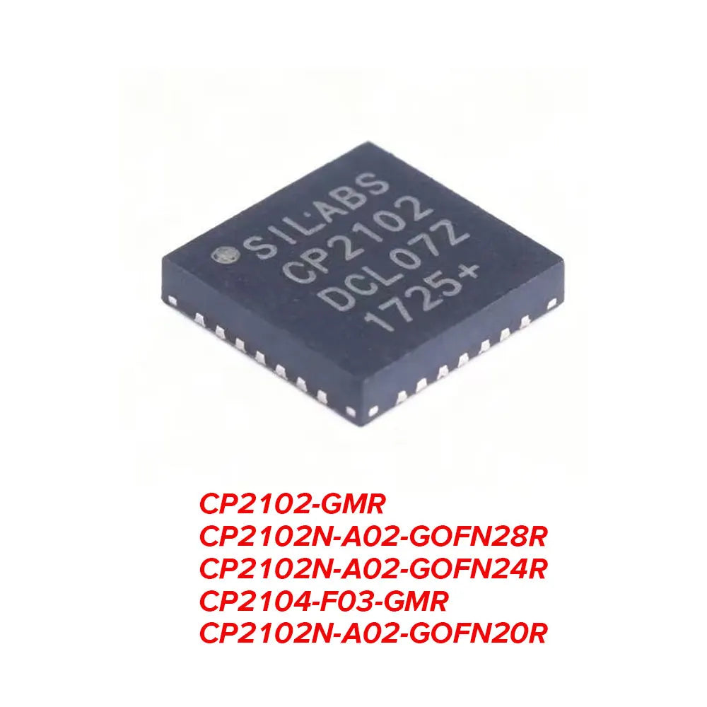 1PCS CP2102-GMR CP2102 CP210N CP2104-F03-GMR CP2102N-A02 QFN20 QFN24 QFN28