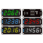 HT16K33 LED Display Module for Arduino 4 Digit 7 Segment 0.56 inch Time Clock Indicator Tube Module Red Blue Green Yellow White