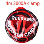 2000A 4M Heavy Duty Car Battery Jumper Cables Emergency Start Booster Cables with Anti-Corrosion Clamps for Car Truck Motorcycle