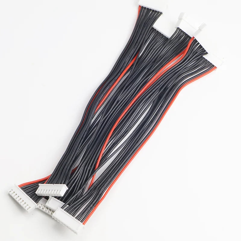 10pcs JST-XH 1S 2S 3S 4S 5S 6S 7S 8S 30cm 22AWG Lipo Balance Wire Extension Charged Cable Lead Cord for RC Lipo Battery charger