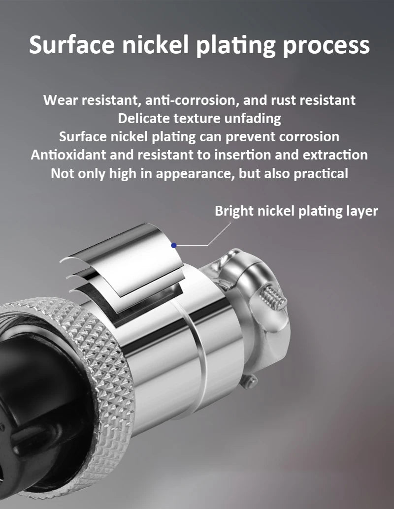 GX12/GX16/GX20 2/3/4/5/6/7 Pin Male&Female Docking Aviator Aviation Plug Socket Circular Connector