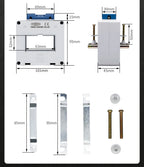 TOMZN Current Transformer 75/5A 2000/5A 1:400 1:15 CT 75A 100A 150A 200A 250A 1000A 1500A 2000A Factory Price Sealed Busbar Type