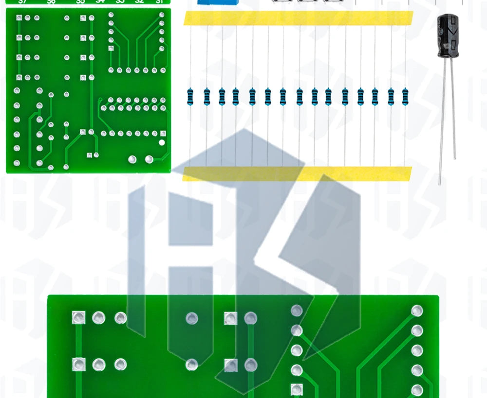 DIY Soldering Practice Training Module 7 Segment Display Decoder Circuit Board for Student Electronic Learning
