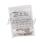 300PCS SMD LL34 3V-24V 2V-39V Zener Diode Kit 0.5W 1/2W SMD Diode Set 1N4148