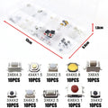250/100pcs Tactile Push Button Switch Kits 10 Models Car Remote Control Tablet Micro Momentary Keys Button Touch Microswitch