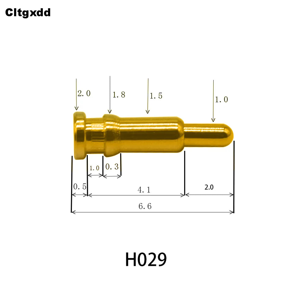 5pcs Pogo Pin Connector Pogopin Battery Spring Loaded Contact SMD Needle PCB 2 3 4 5 6 7 8 9 10 12 14 MM Test Probe H021 - H040
