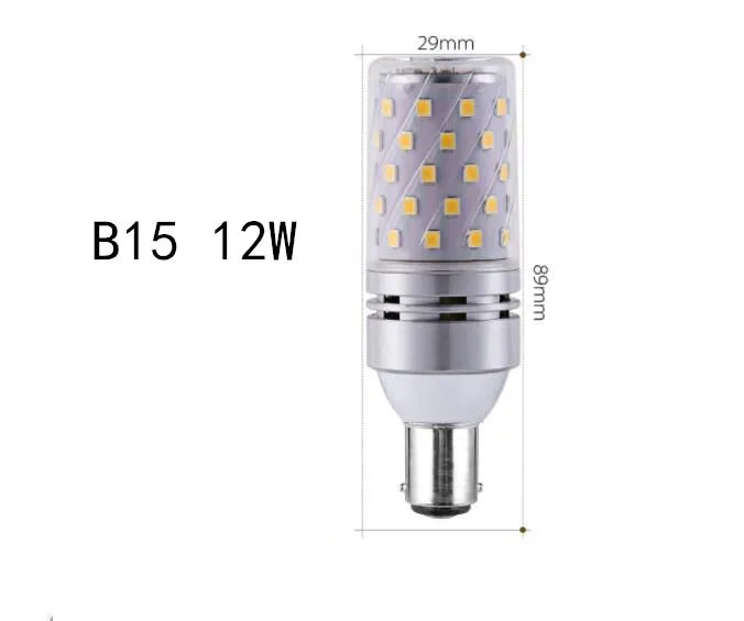 E27 B15 B22 E17 12W 16W 25W 40W LED Corn Light Bulb SMD2835 LED Bulb 110V-220V LEDs Candle Light Spotlight