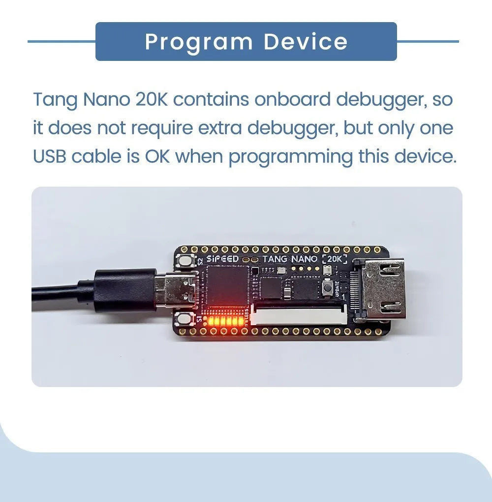 Tang Nano 20K FPGA Development Board RISCV Linux Retro Game Player
