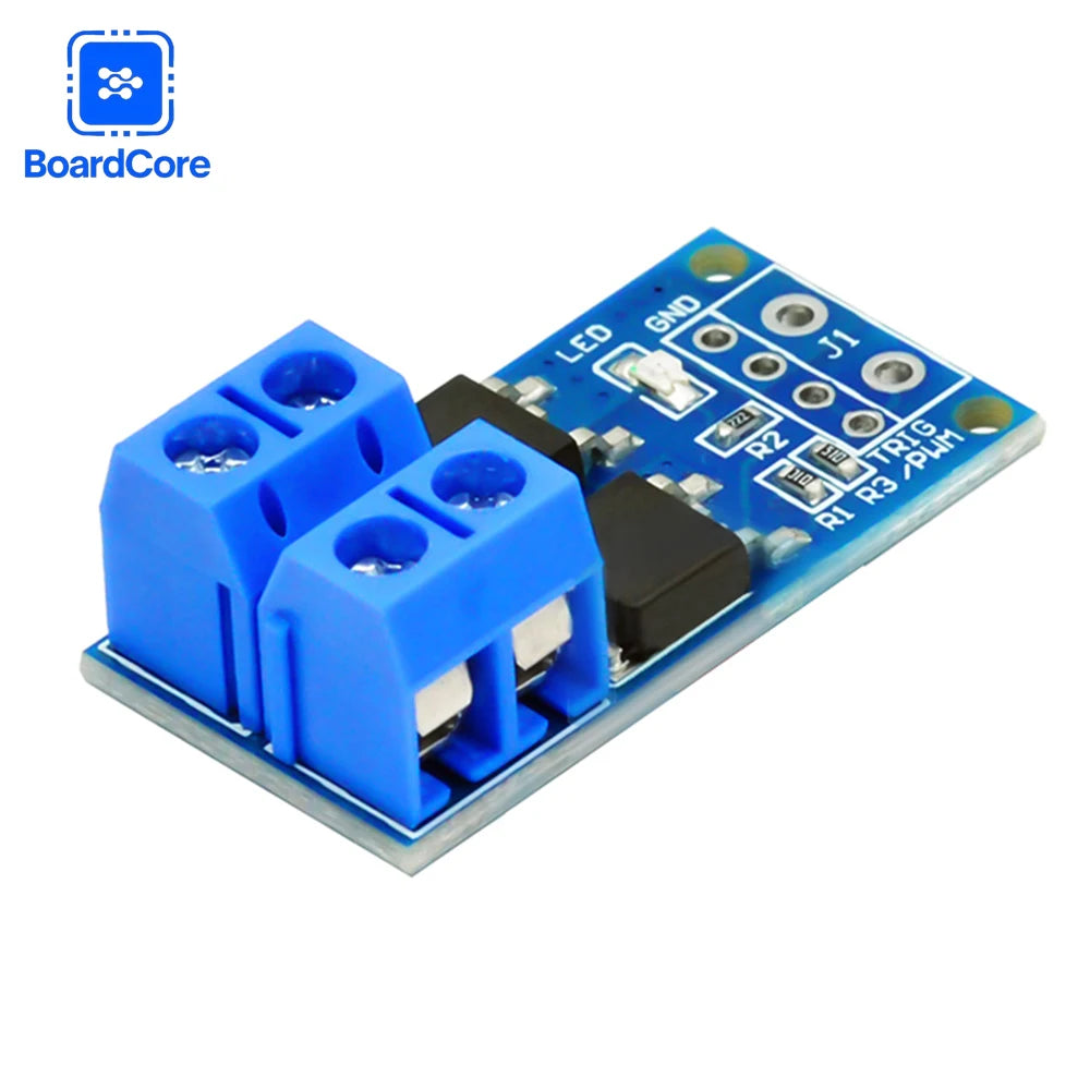 1-10pcs 15A 400W MOSFET Trigger Switch Driver Module PWM Regulator Control Panel DC 5V-36V Dual MOS High Current for Arduino