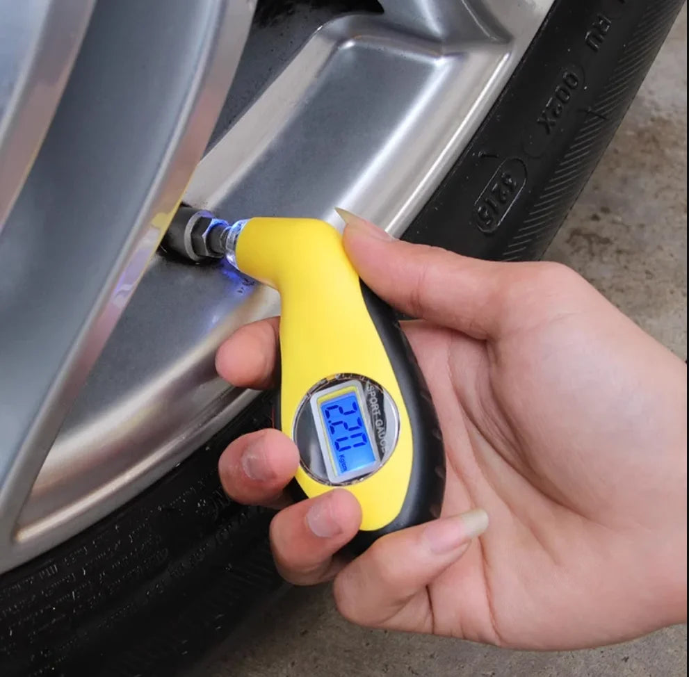 High-precision Digital Car Tire Tyre Air Pressure Gauge Meter LCD Display Manometer Barometers for Car Truck
