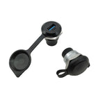 10Pcs Metal D‑Type Panel Mount Socket RJ45 CAT6 HDMI USB3.0 Straight Through Network Connector Module Round Panel Mount Adapter