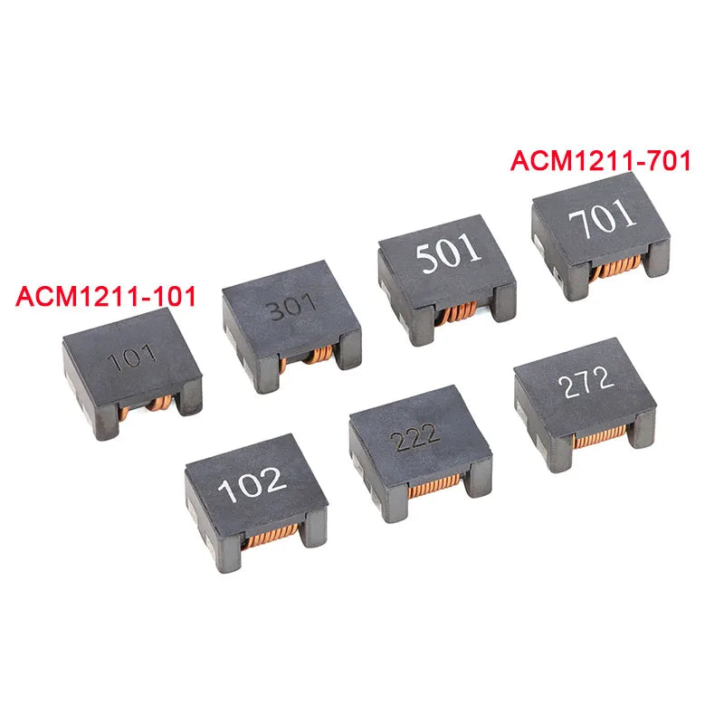 10Pcs/5pcs ACM7060 ACM4520 ACM9070 ACM1211 101 102 501 152 231 301 381 401 701 901 222 202 SMD Chip Common Mode Inductor Filter