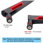 Dual Band 2.4G 5.8G RP SMA Male 12dBi WiFi Antenna + 15cm Adapter Cable for Network Card USB Adapter Security IP Camera