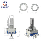EC11 Audio Adjustment Encoder 20 Position Rotary Encoder Code Switch 3Pin Plug-in Type 15mm Half Shaft