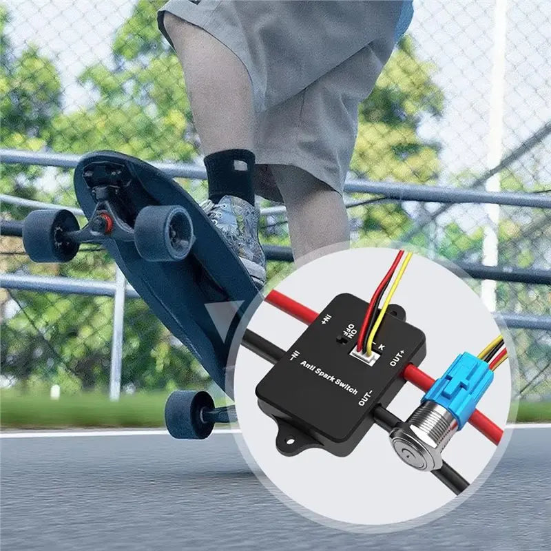 【LAST CHANCE】XT90 Connector For ESC For Electric Skateboard AS100 Anti-Spark Power Switch 100A 84V DC For Scooter RC Car Boat E-
