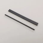 10Pair Single Row Pin Female Header Socket Pitch 2.54mm 40 Pins Connector 1x40P DIP Male Plug Header PCB Board Strip for Arduino
