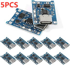 USB Type-C TP4056 Charging Modules 5V 1A 18650 Lithium Battery Charger Board with Protection Features Micro USB/Type C Interface