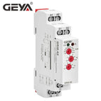 GEYA GRI8-01/02 Current Monitoring Relay 0.5A 1A 2A 5A 8A 16A ACDC24V-240V Overcurrent Undercurrent Protection Relay