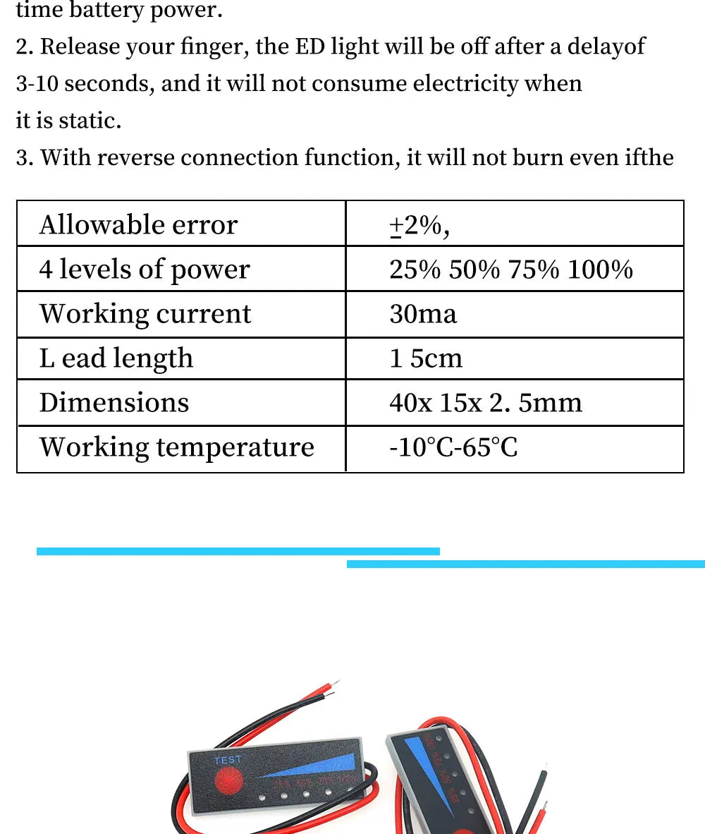 1S 2S 3S 4S 5S 6S 7S 4.2V-29.4V Lithium Battery Li-po Li-ion Capacity Indicator Board Power Display Charging Charge LED Tester