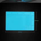 S-160 TE-509/502/508/610 LW-M3/M4 Silicone Soldering Mat ESD Antistatic Heat Resistant Insulation Repair Working Mat