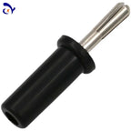 10PCS Amass 25.421 4mm copper nickel plated cross slotted banana plug welded ABS plastic case with 24A resistance