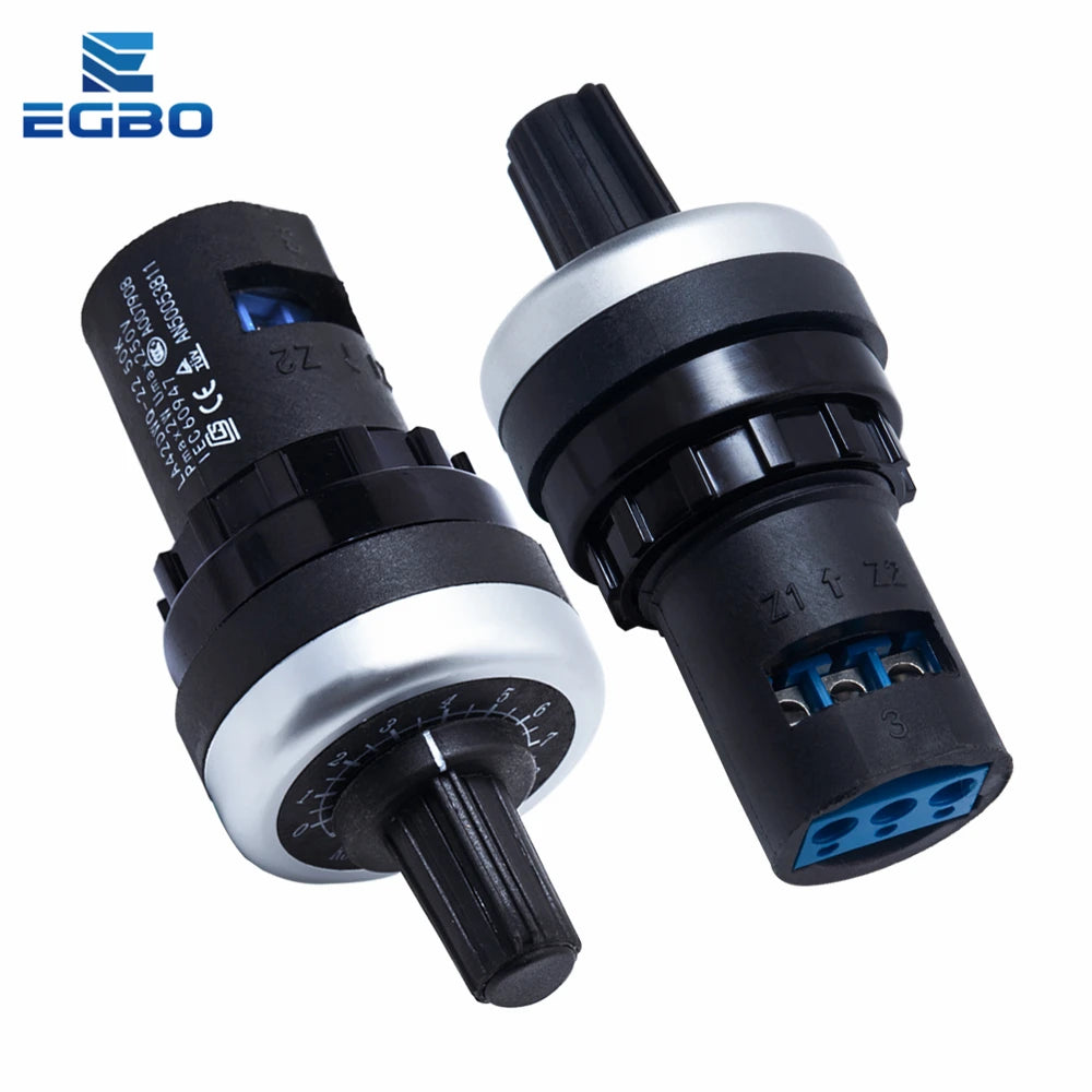 10PCS LA42DWQ-22 Rotary Potentiometer Resistance Switch Converter,  500K, 200K, 100K, 50K, 20K,10K, 5K, 2K, 1K
