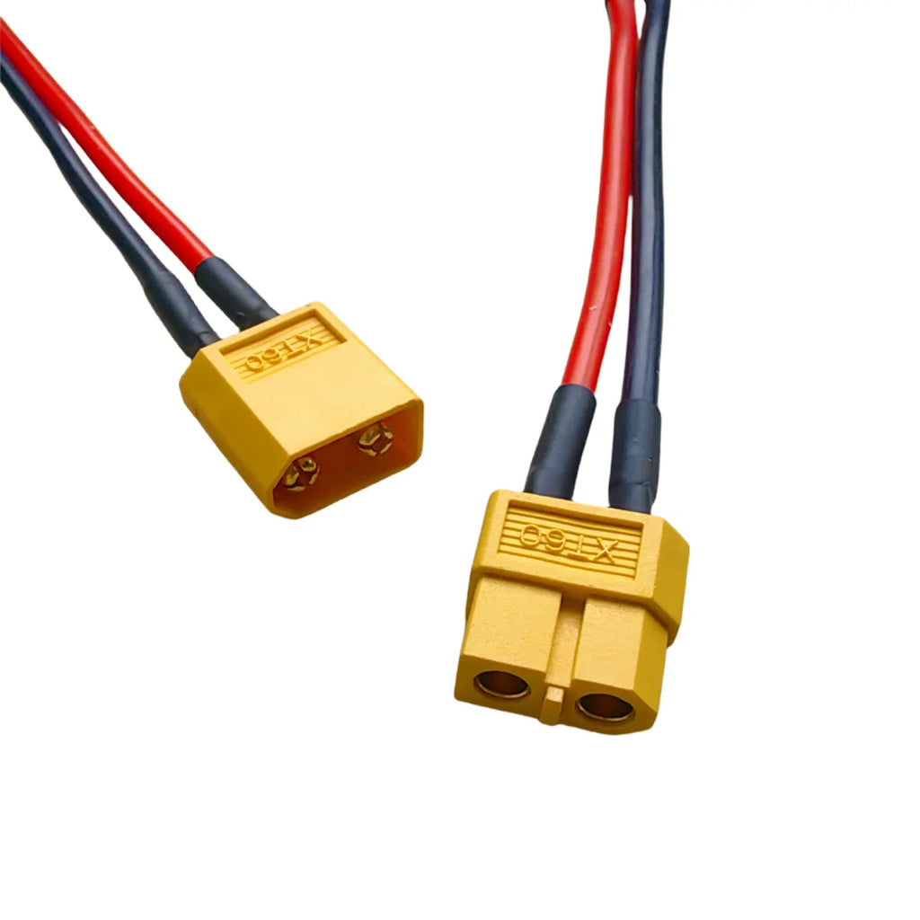XT30 To XT60 Male/Female RC Lipo Battery Adapter 10CM Cable 16AWG Silicone Wire for FPV RC Car Accessories CineLog35 Drone Parts