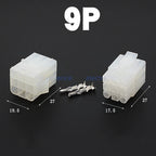2/5 Sets Large Tamiya Connector Kit (6.2mm Pitch), 1-9 Pin Male Female RC Battery Plug for Drone & Car