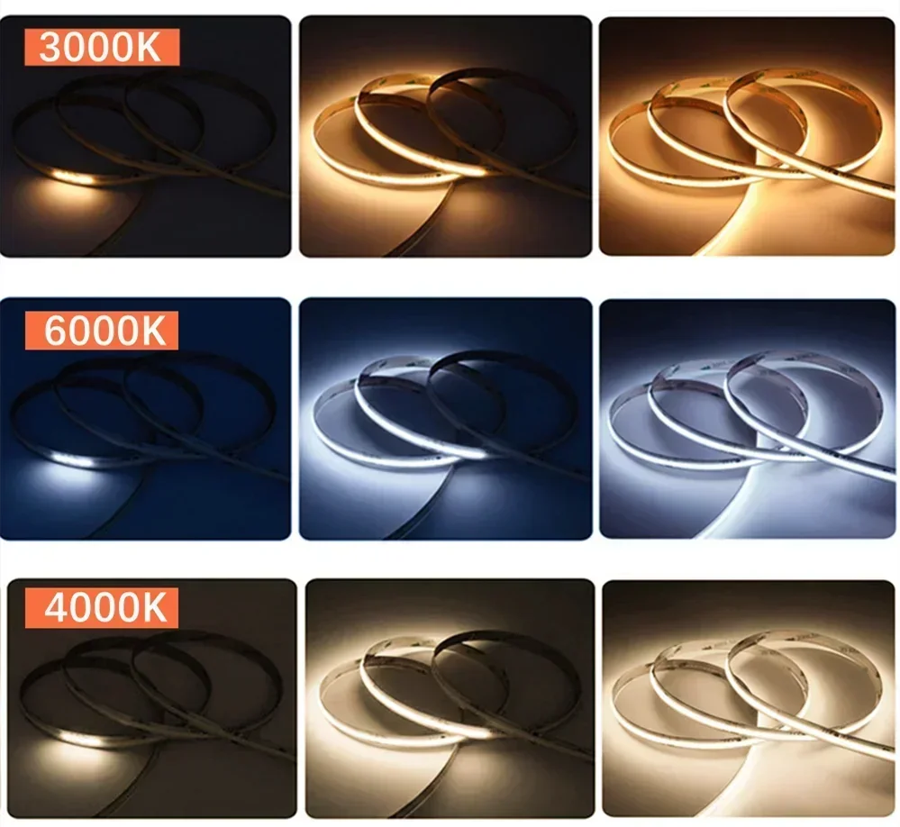DC24V WS2811 COB LED Light Strip Kit 5M 10M 360LEDs/m Addressable Running Water Flowing Lamp With Wireless Controller Power Kit