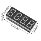 4 Bits Digital LED Display Module DIY Clock Electronic Kits 7 Segment 0.56 inch Time Clock Indicator with HT16K33 Driver Board
