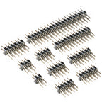 2.54mm double row male PCB board pin header connector pin header 2/3/4/5/6/8/10/12/20/40Pin suitable for Arduino