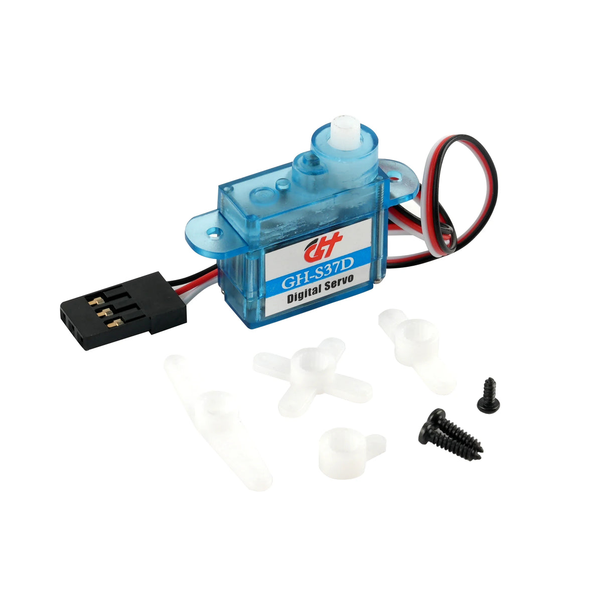 1/2/4 PCS GH-S37D Micro Digital Servo Motor 3.7g Super Light 90 Degree for RC Plane/Helicopter/Boat/Car Super Light Mini Servos