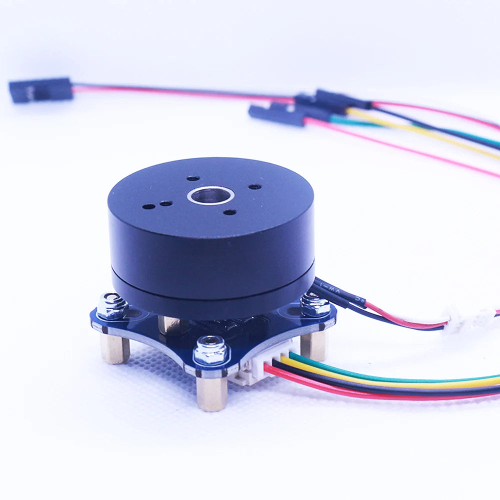 2804 Hollow Shaft Brushless DC Motor with AS5600 Magnetic Encoder Hall Sensor Outer Rotor BLDC Motor Kit Support FOC Control