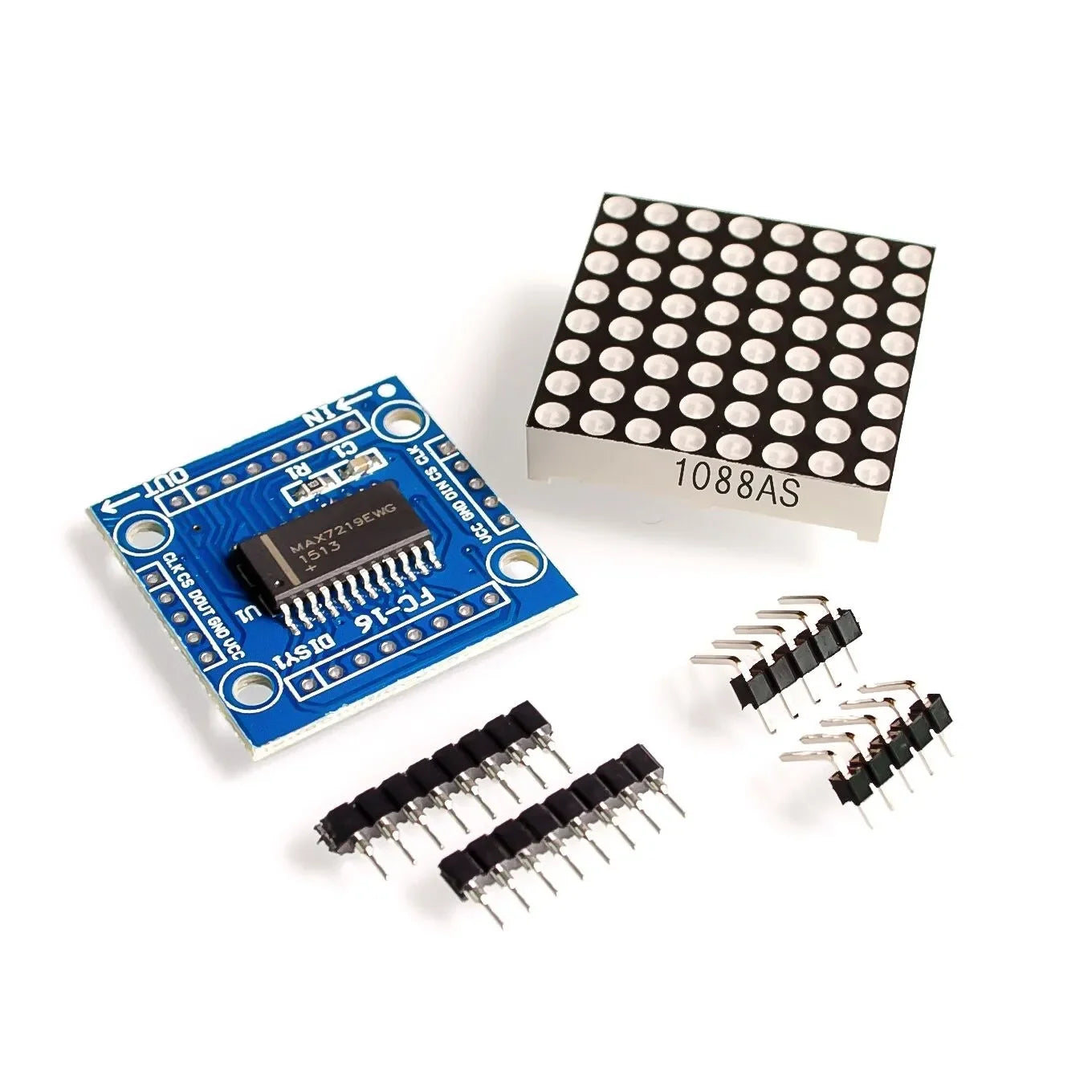 MAX7219 dot matrix microcontroller module DIY KIT