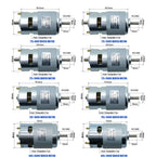 775 795 895 Electric spindle Motor 0.2-0.98N.m For Drill 80-360W 3000-12000RPM with two ball bearing Rated DC12-24 Universal