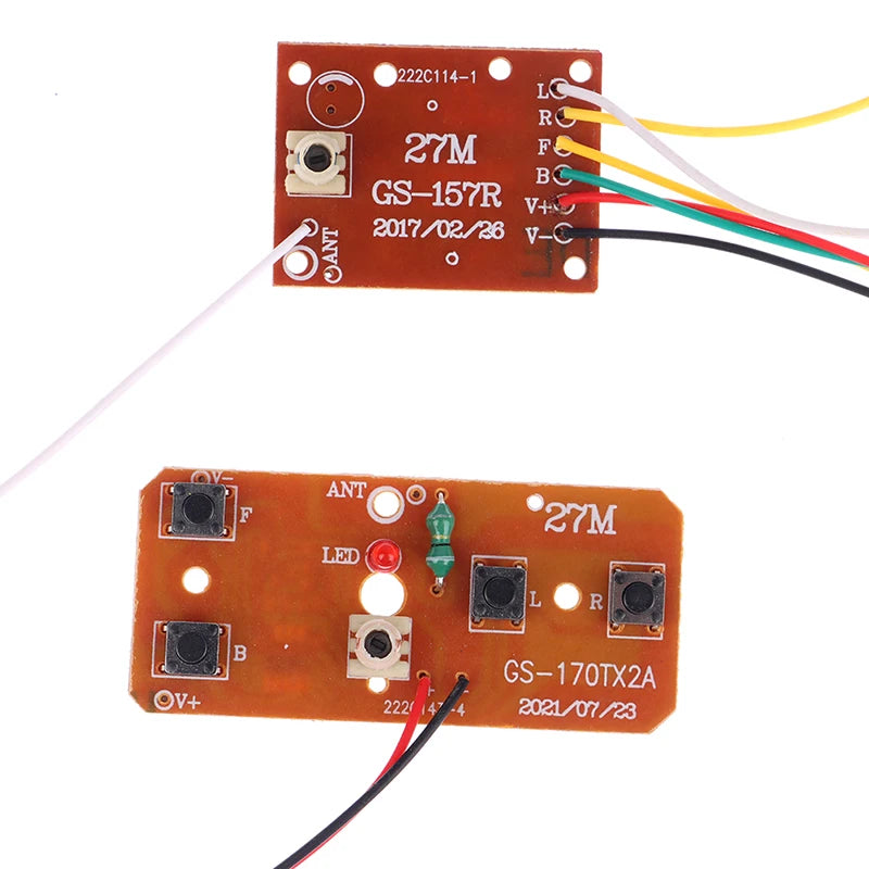 [TG835]4CH RC Remote Control Circuit PCB Transmitter Receiver Board RC Car Accessories with Antenna Radio System