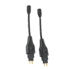 2PCS Gold Plated Interface MMCX Adapter Cable Lossless Sound Cable for HD650 HD660 S HD6XX HD600 HD580 HD535 HD545 HD565 HD265