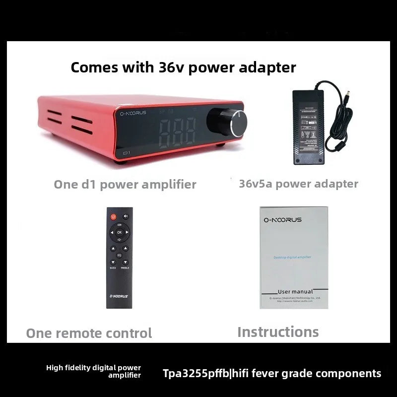 D1 tpa3255 pffb digital mini home pure post-stage hifi fever high power amplifier
