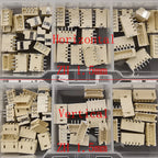 1Box JST 1.25mm/SH 1.0/ZH1.5/PH2.0/SYP/SM/XH 2.54mm/VH 3.96mm Pitch 2 3 4 5Pin Male Female Housing Terminal Pin Header Connector