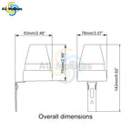 AC110-220 Adjustable Street Light Photoswitch Photocell Sensor Switch Automatic On Off Photo Control Sensor Switch