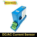 Hall Current Sensor AC 5A 10A 20A 50A 200A Transmitter 4-20mA 0-10V RS485 Output Ampere Transducer Current Transformer