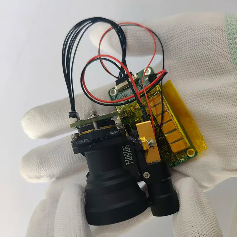 RS422 High-Stability Gyroscope Rangefinder Module 1535nm 115200bps 0.4mrad 4000m Laser Distance Sensor for UAS